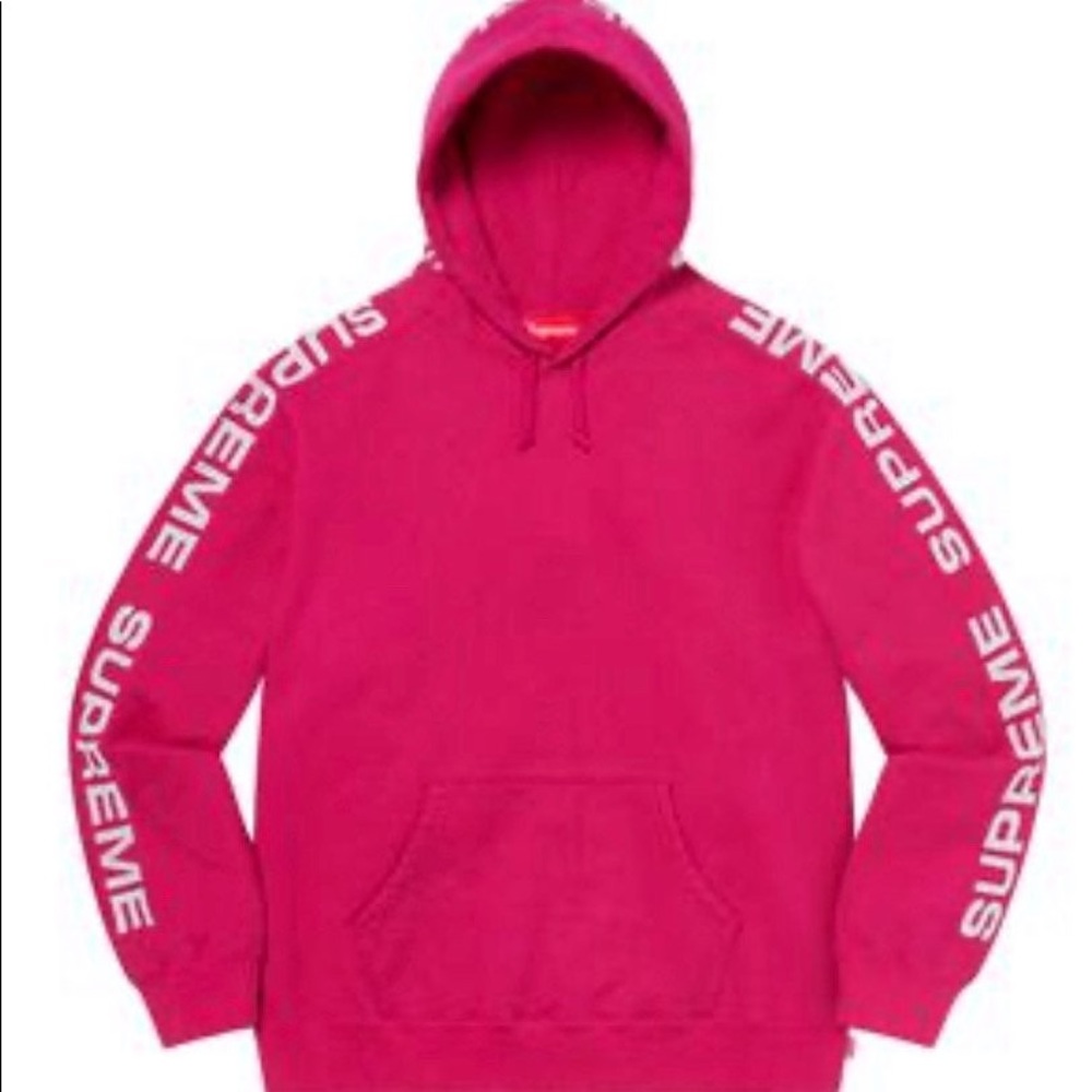 Supreme Metallic Rib Hooded Sweatshirt